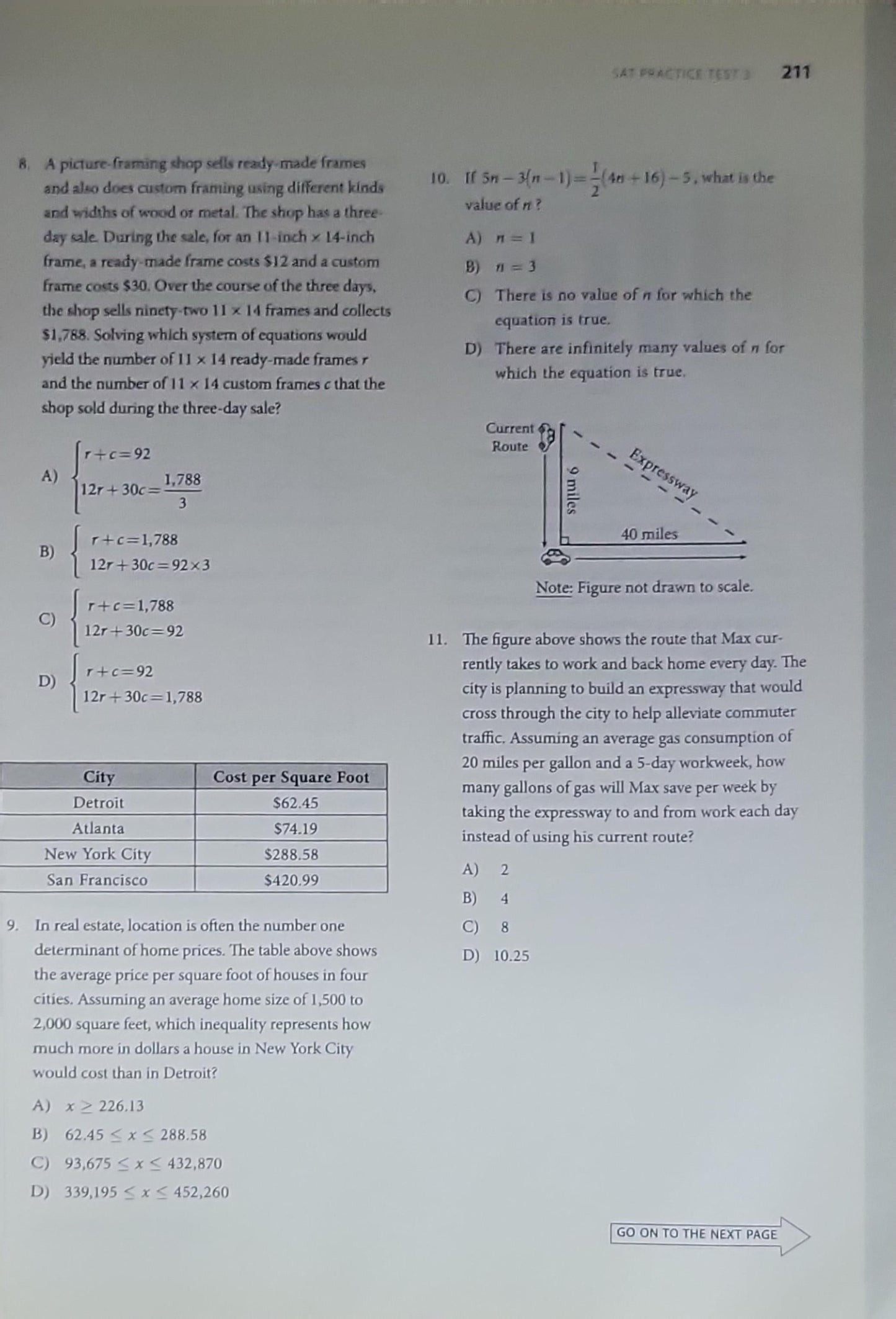 8 Practice Tests for the SAT 2018