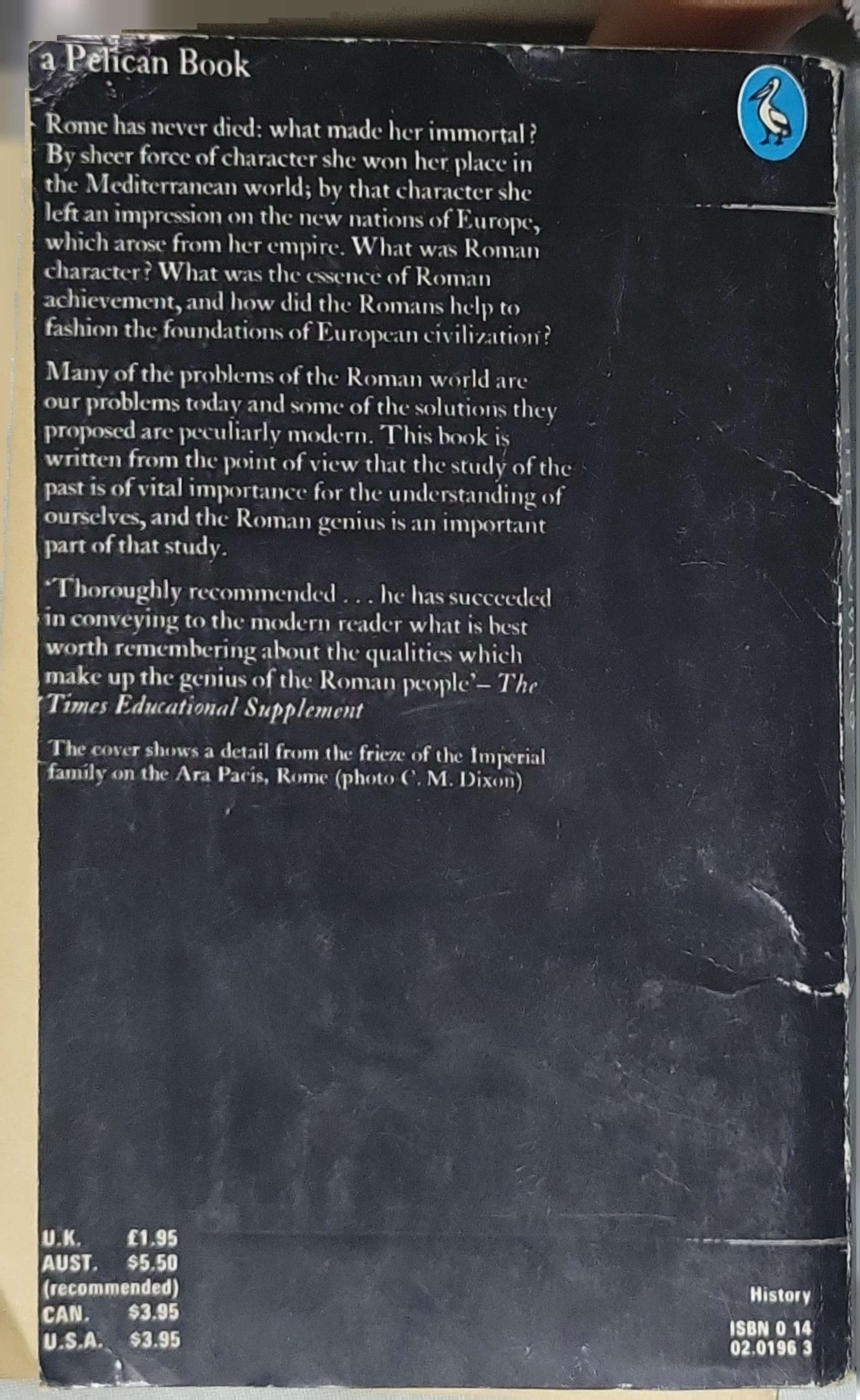 The Romans By R.H. Barrow