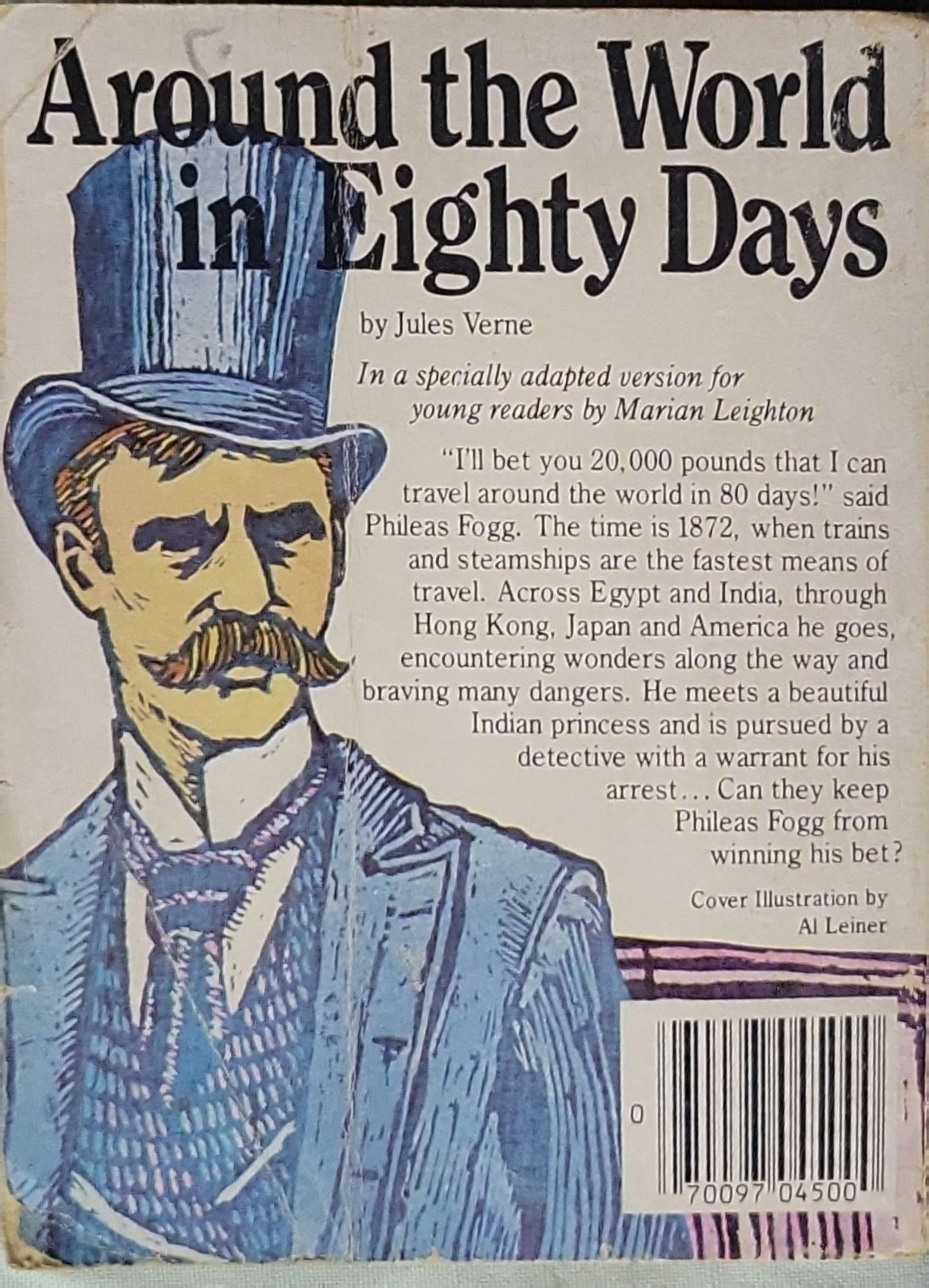 Around the World in Eighty Days: Illustrated Classic Editions — In a specially adapted version for young readers by Marian Leighton By Jules Verne
