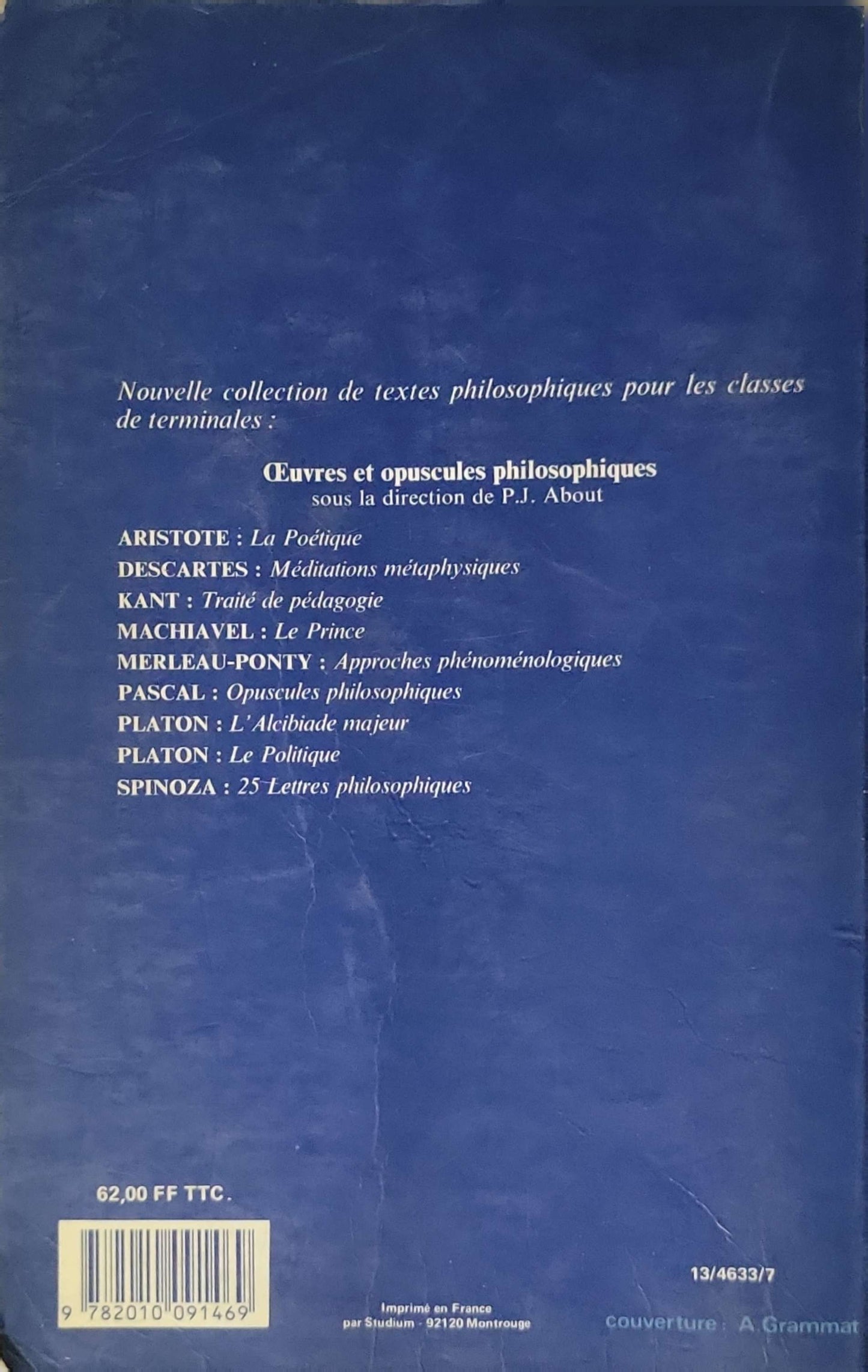 Nouvelle anthologie philosophique : éléments pour la réflexion (1983): édition 1983 By Léon-Louis Grateloup