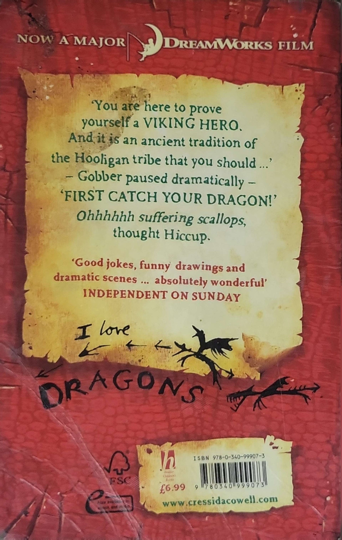 How to Train Your Dragon (2010): Book 1 (paperback movie-tie edition) By Cressida Cowell