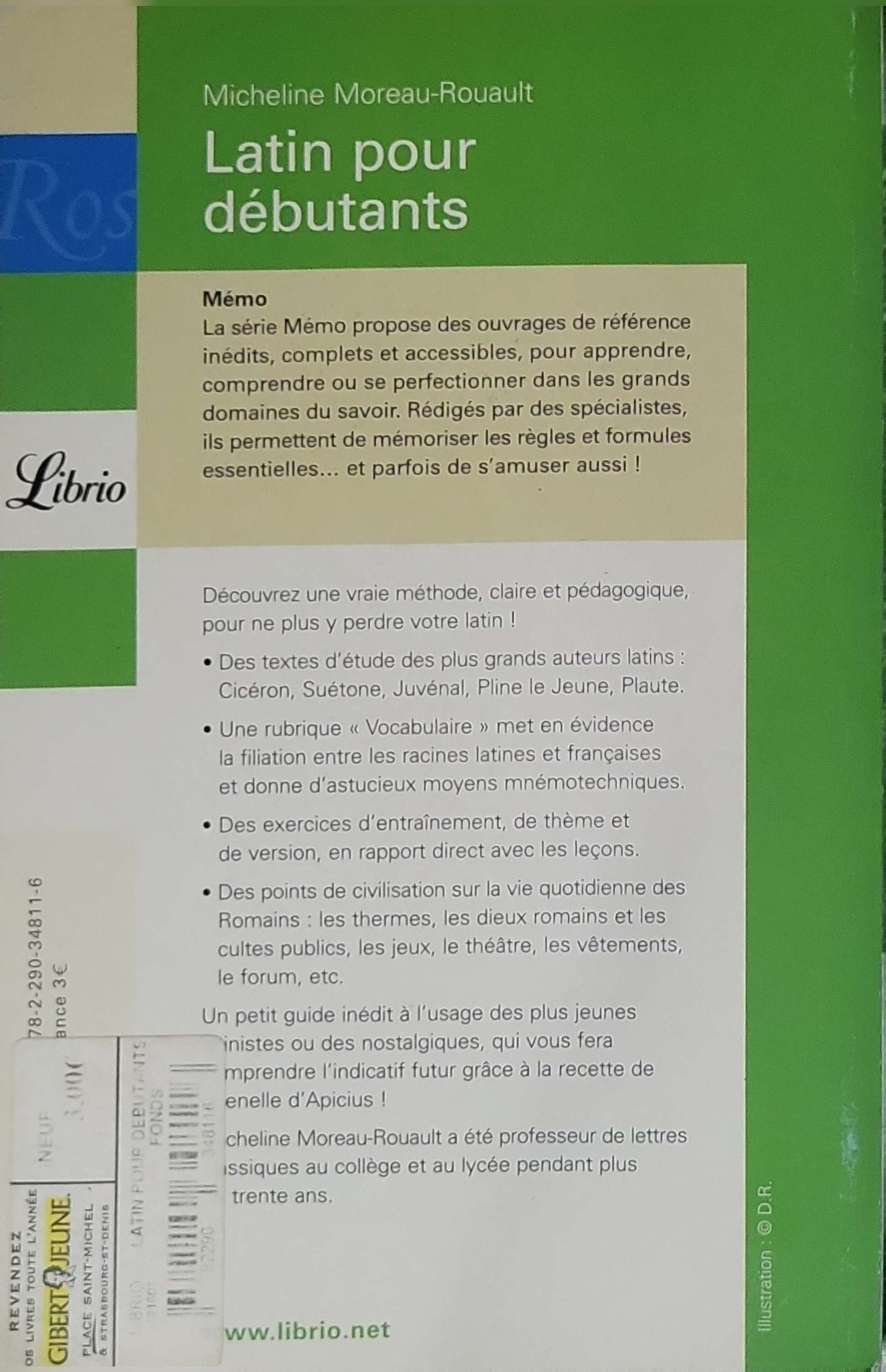 Latin pour débutants (2005): Vingt leçons pour s'initier et progresser By Micheline Moreau-Rouault