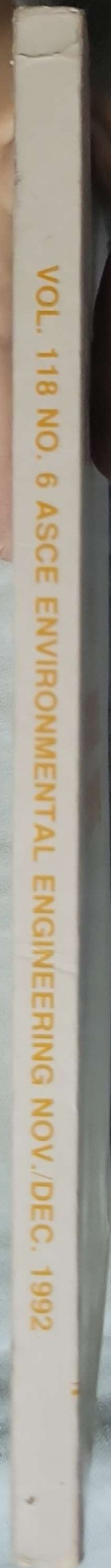 Journal of Environmental Engineering (1992): Vol. 118 No. 6, Nov/Dec 1992