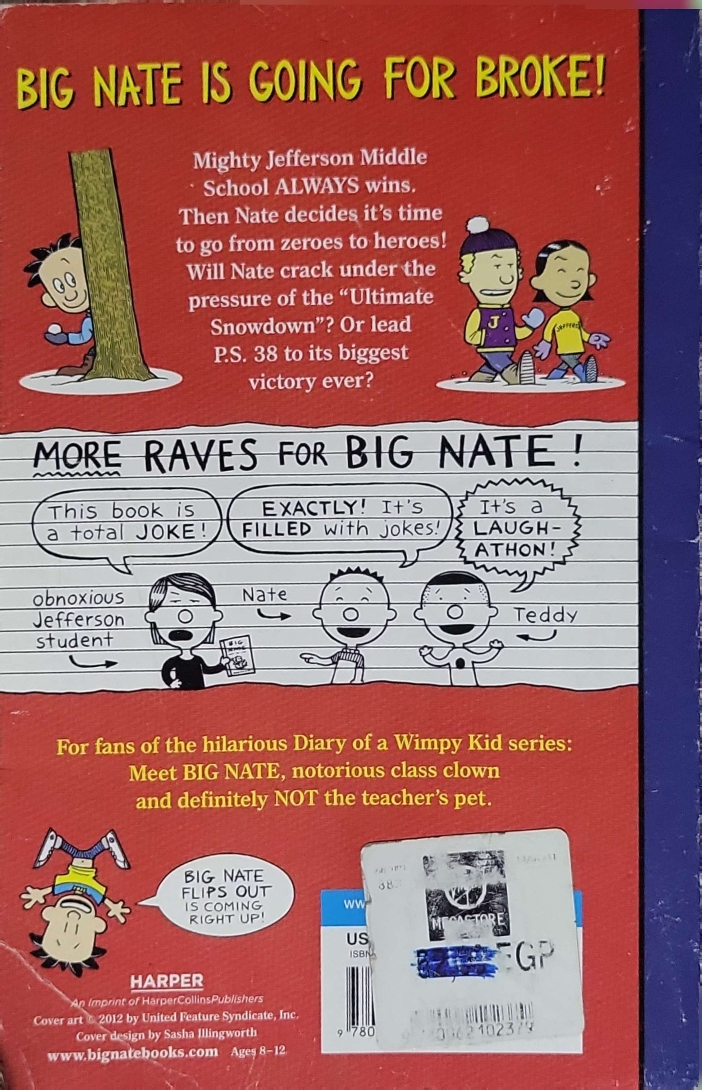 Big Nate Goes for Broke: International Edition By Lincoln Peirce