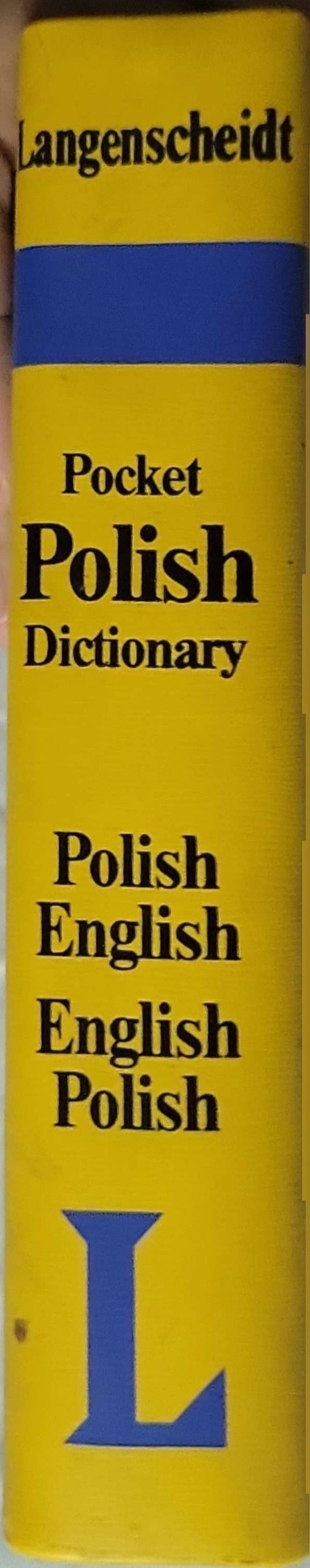 Langenscheidt's Pocket Polish Dictionary (1985): English–Polish, Polish–English By Tadeusz Grzebieniowski