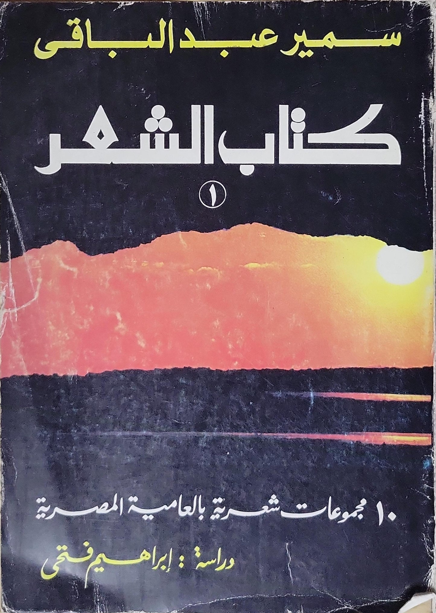 كتاب الشهر: ١٠ مجموعات شعرية بالعامية المصرية؛ دراسة: إبراهيم فتحي - سمير عبد الباقي