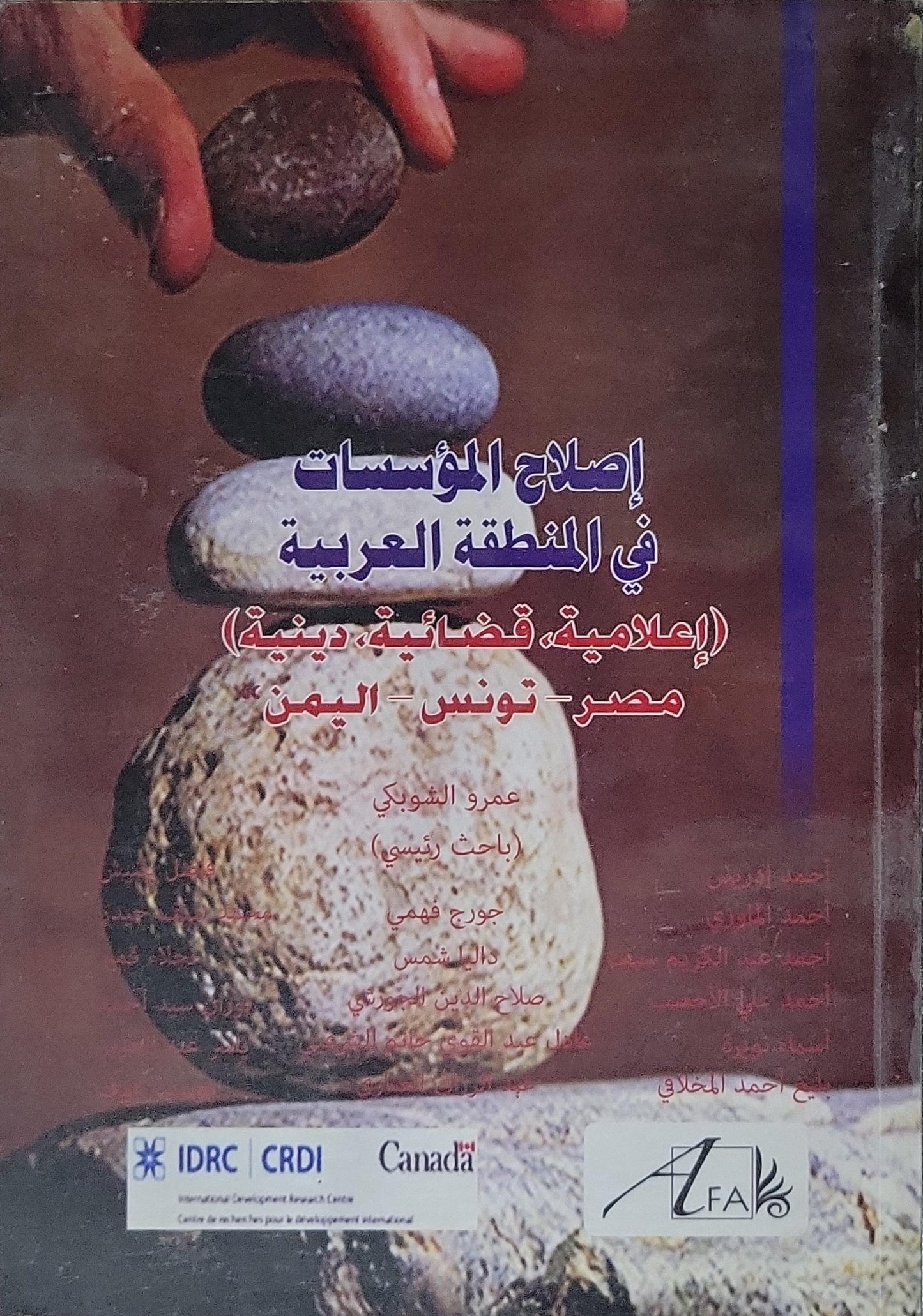 إصلاح المؤسسات في المنطقة العربية: (إعلامية، قضائية، دينية) مصر - تونس - اليمن - عمرو الشوبكي - جورج فهمي - داليا شمس - صلاح الدين الجورشي