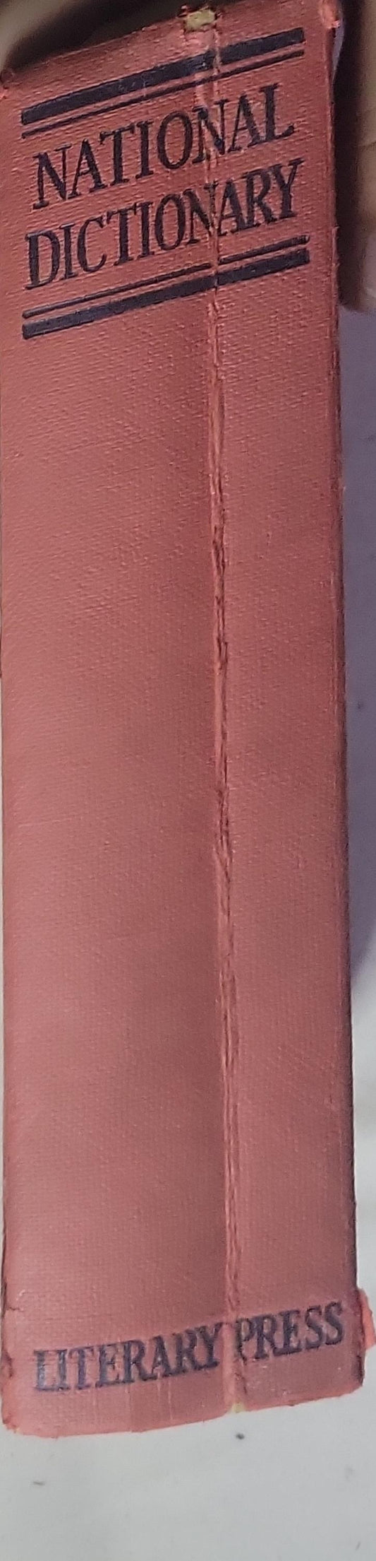 Webster National Dictionary: A new and completely up-to-date dictionary of the living language containing over 60,000 references and supplements including a 32-page section entitled AIDS to good English