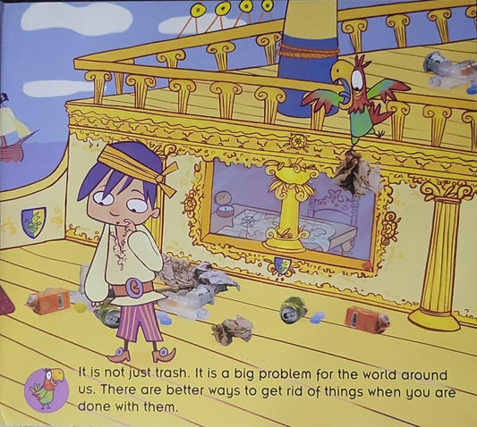 Why Do We Recycle?: Science Made Simple! With Little Pirate, kids learn how to observe, hypothesize, experiment, and draw conclusions. And the more kids discover, the bigger their world gets!