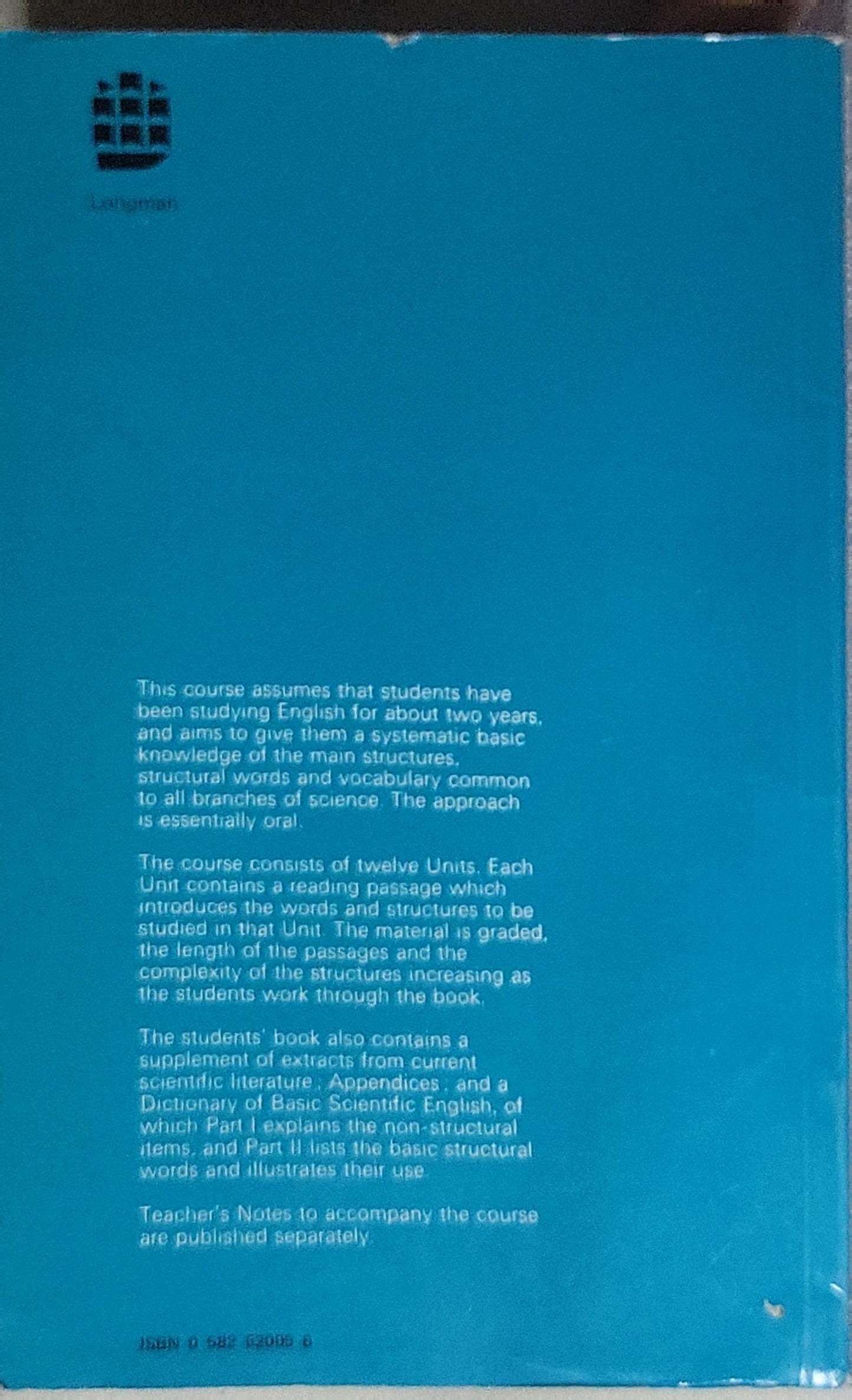 A course in basic scientific English: Students book
