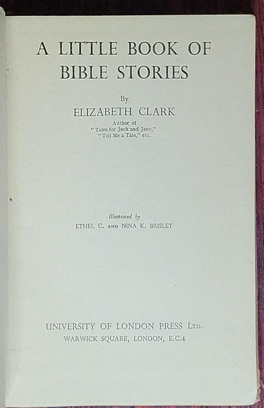 A Little Book of Bible Stories