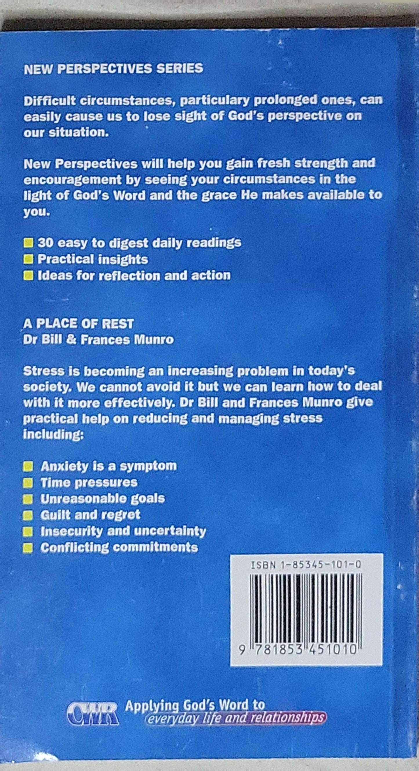 A Place of REST: Reducing the Stress Factor