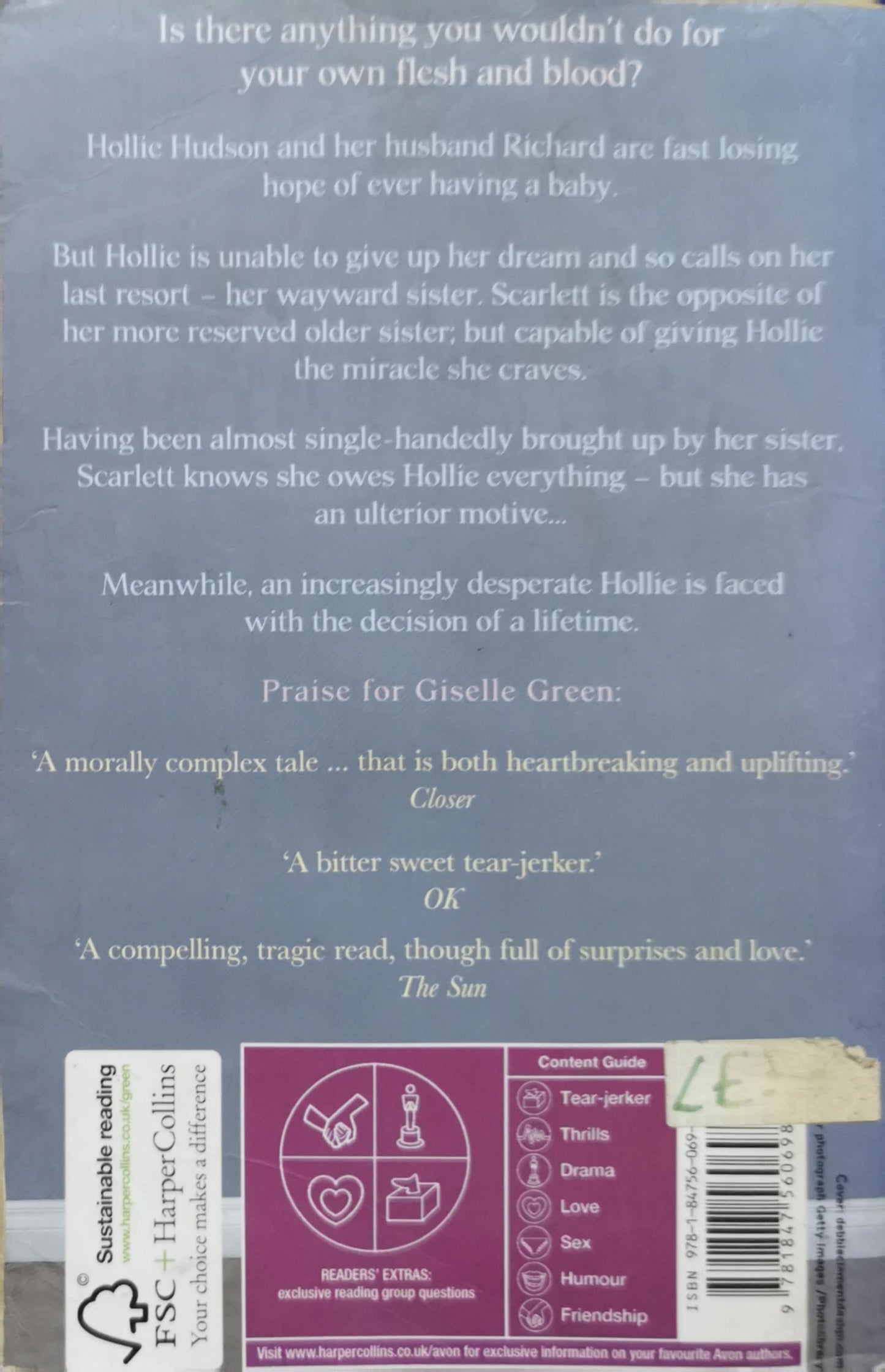 A Sister's Gift: Sisters. Best of friends. Worst of enemies. By Giselle Green