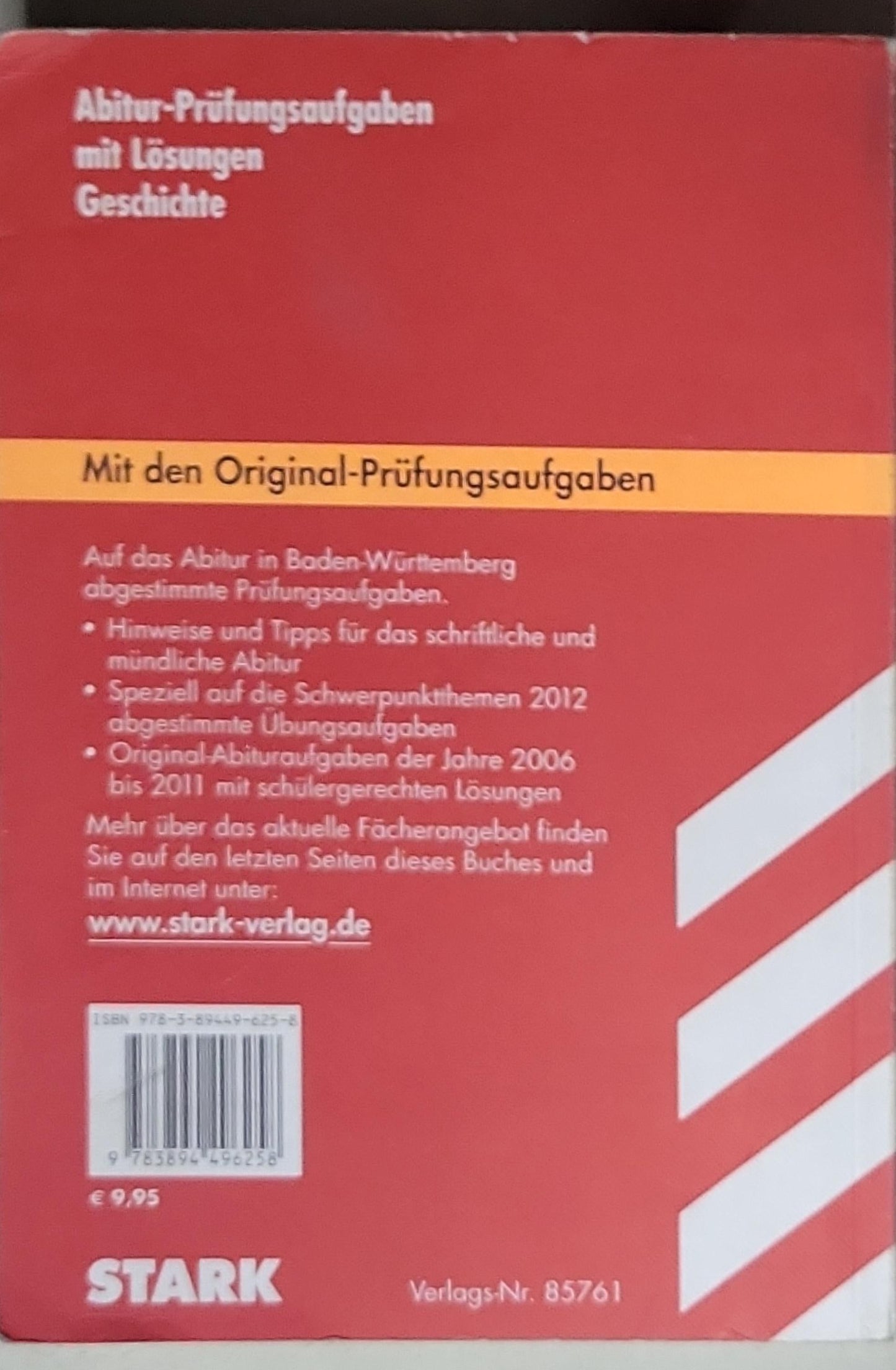 Abitur 2012: Prüfungsaufgaben mit Lösungen