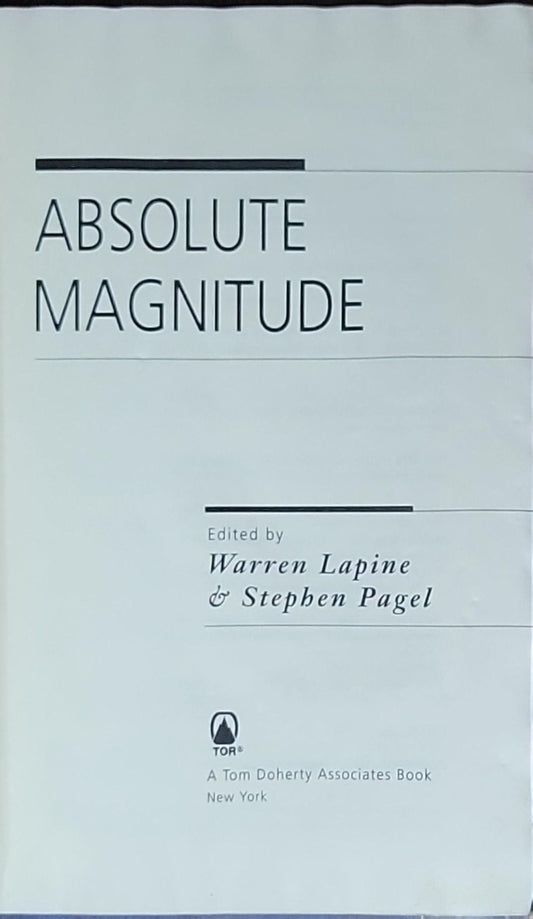 Absolute Magnitude: SF Adventures for the 90's (First edition hardcover)