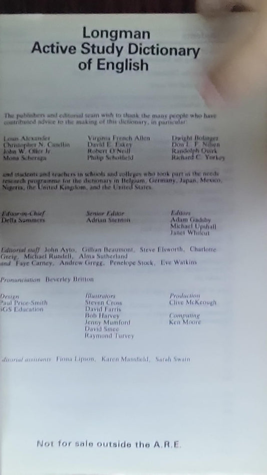 Active Study Dictionary of English