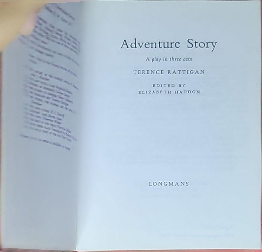 Adventure Story: A Play in Three Acts
