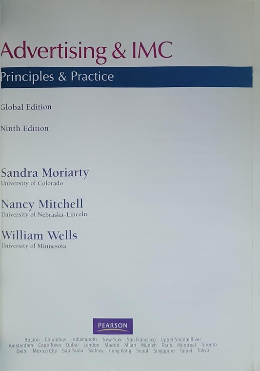 Advertising & IMC: Principles and Practice