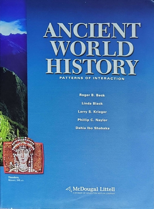 Ancient World History: Patterns of Interaction: (Atlas by Rand McNally)