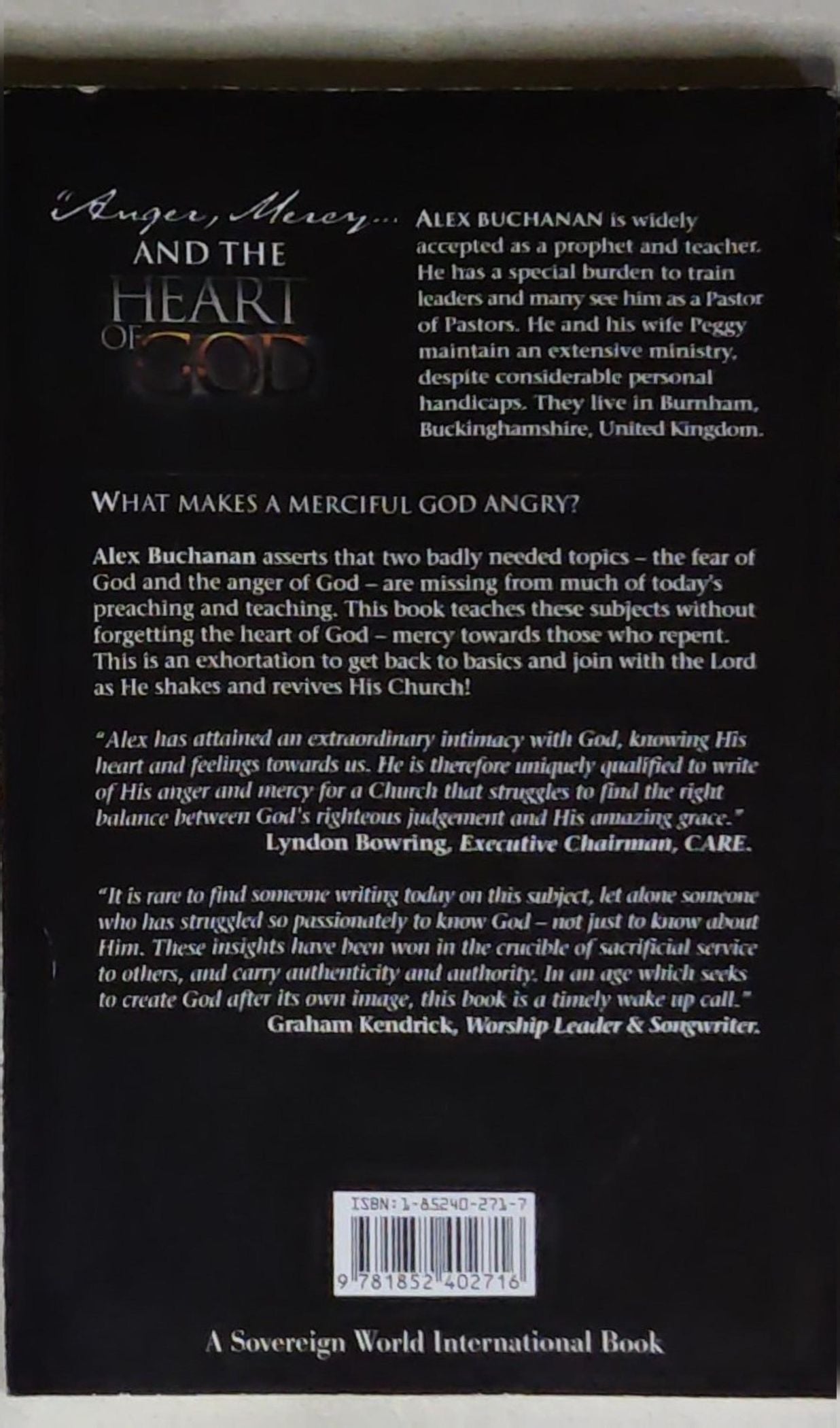 Anger, Mercy and the Heart of God
