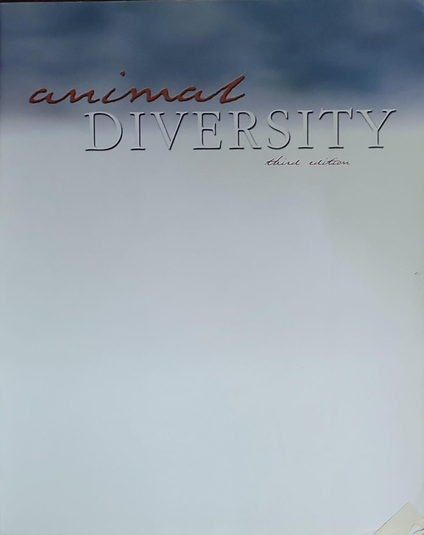 Animal Diversity: third edition