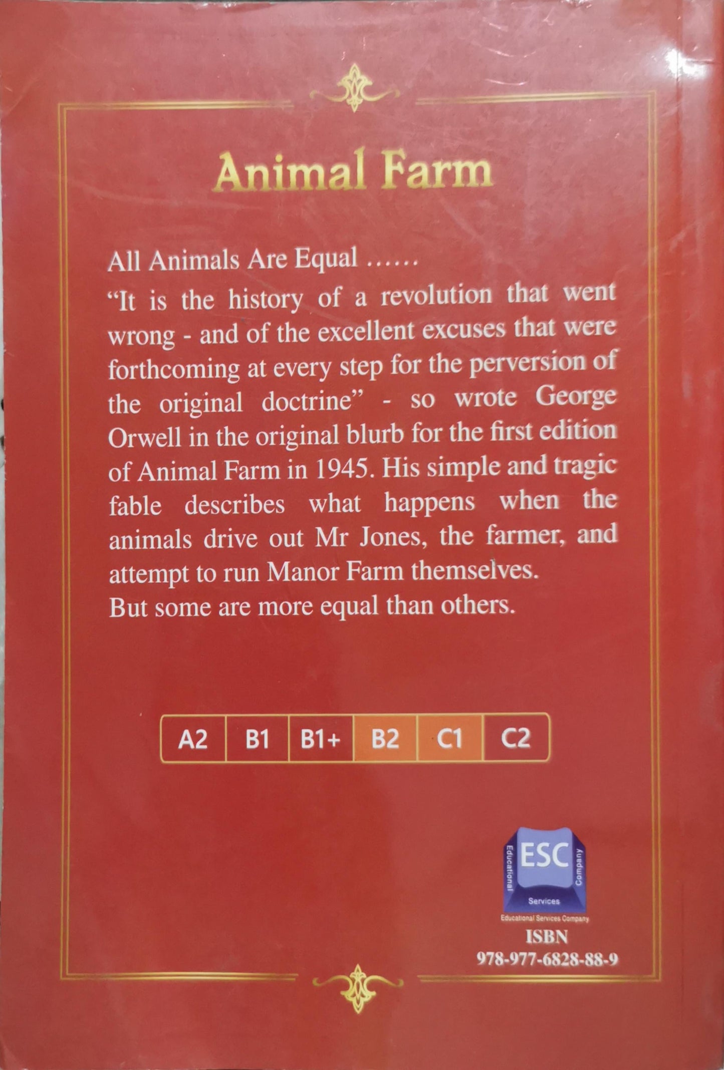 Animal Farm By George Orwell
