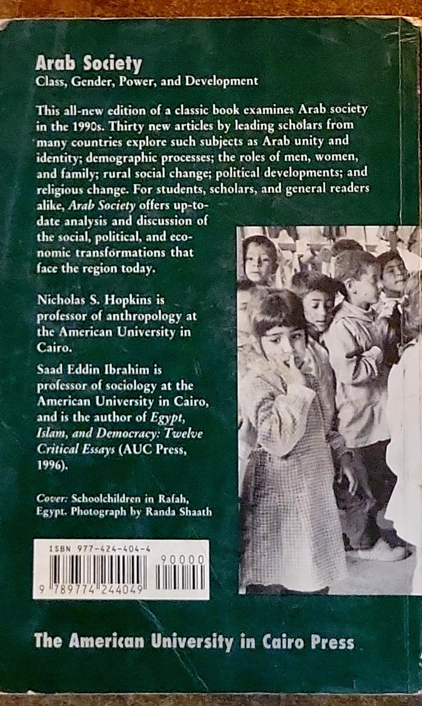 Arab Society: Class Gender Power & Development