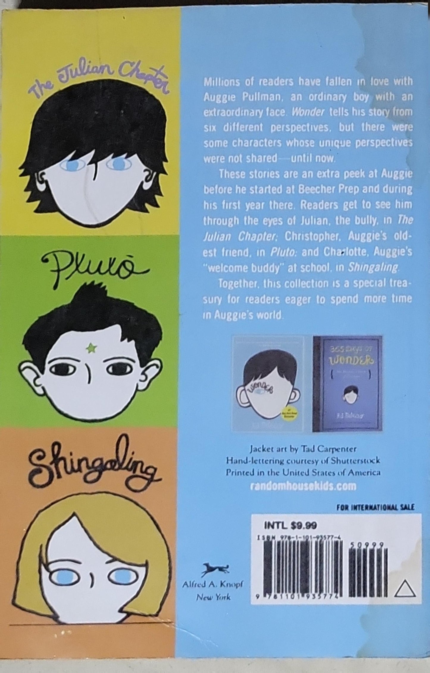Auggie & Me: Three Wonder Stories: Three Wonder Stories