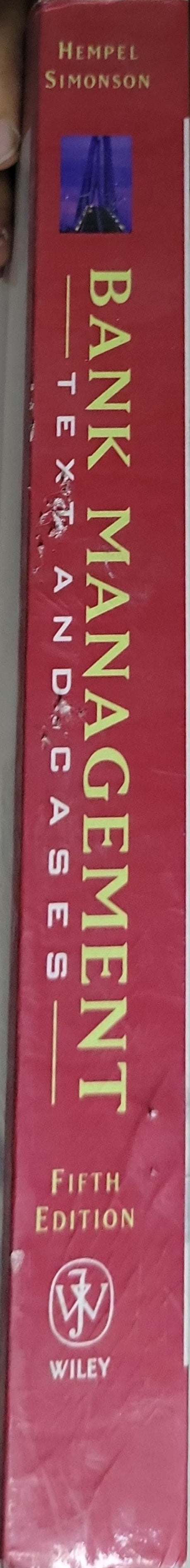 Bank Management: Text and Cases