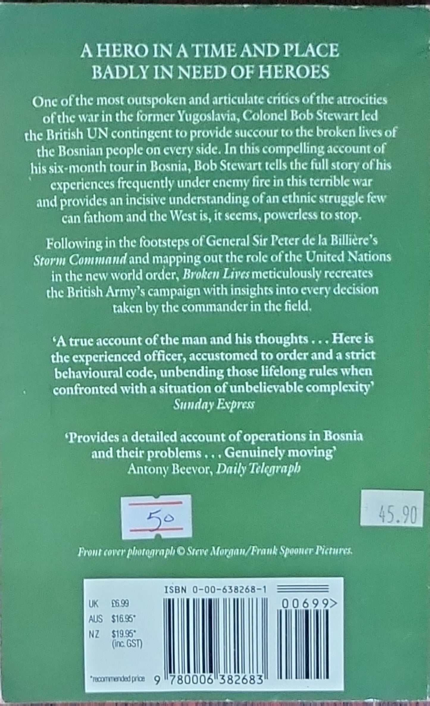 Broken Lives: A Personal View of the Bosnian Conflict
