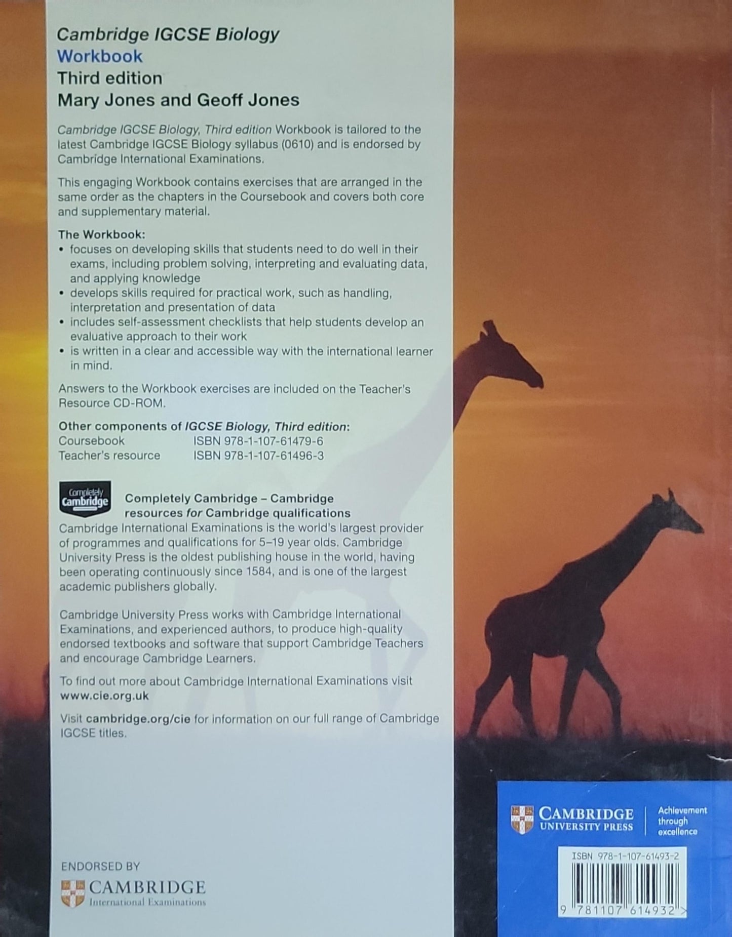 Cambridge IGCSE Biology: Workbook