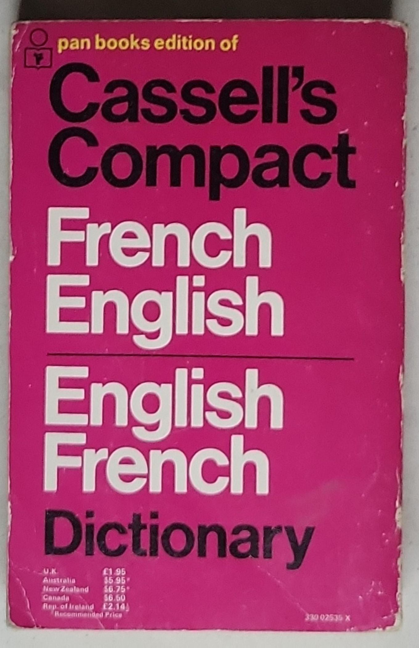 Cassell's Compact French English / English French Dictionary: Pan Books edition