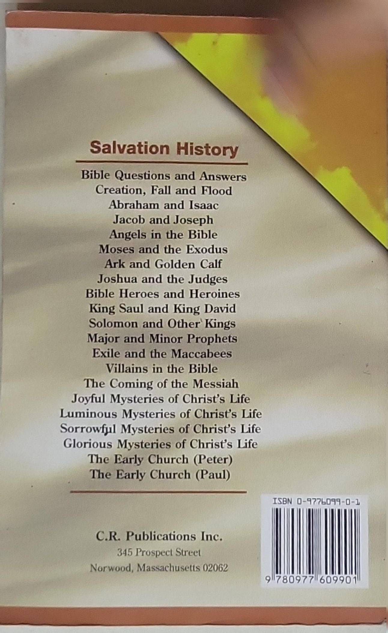 Catholicism & Scripture: Salvation History