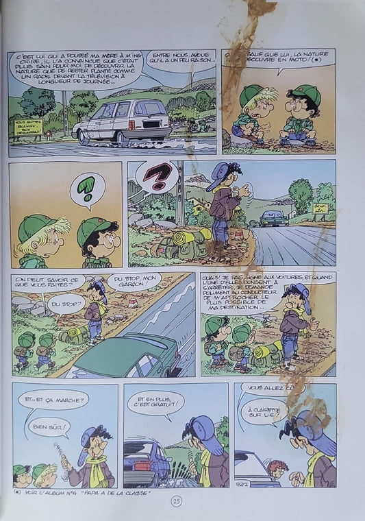 Cédric: Pépé se mouille