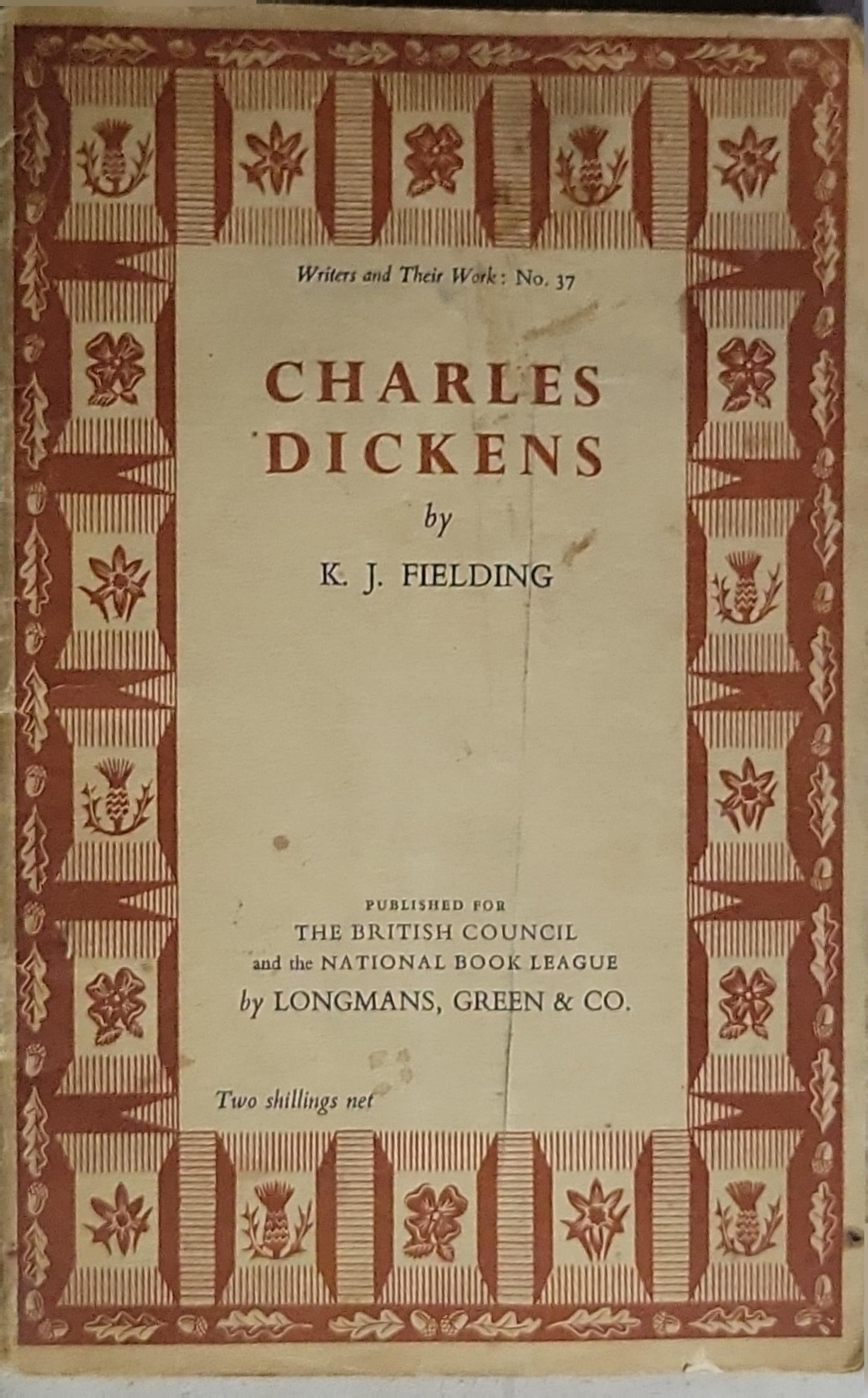 Charles Dickens: Writers and Their Work: No. 37