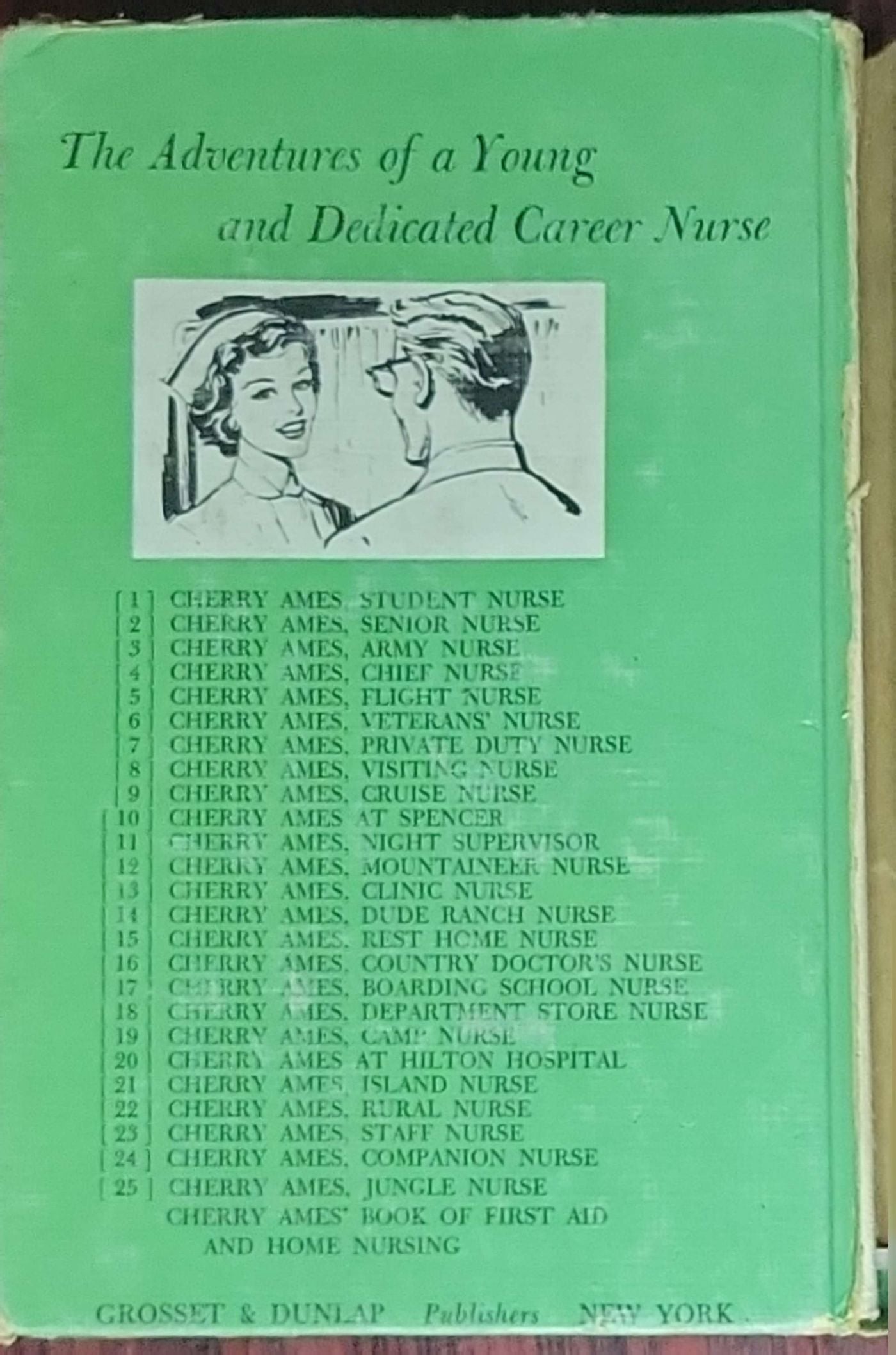 Cherry Ames, Chief Nurse: Book 4 in the Cherry Ames Nurse Stories (Grosset & Dunlap, 1944 first edition)