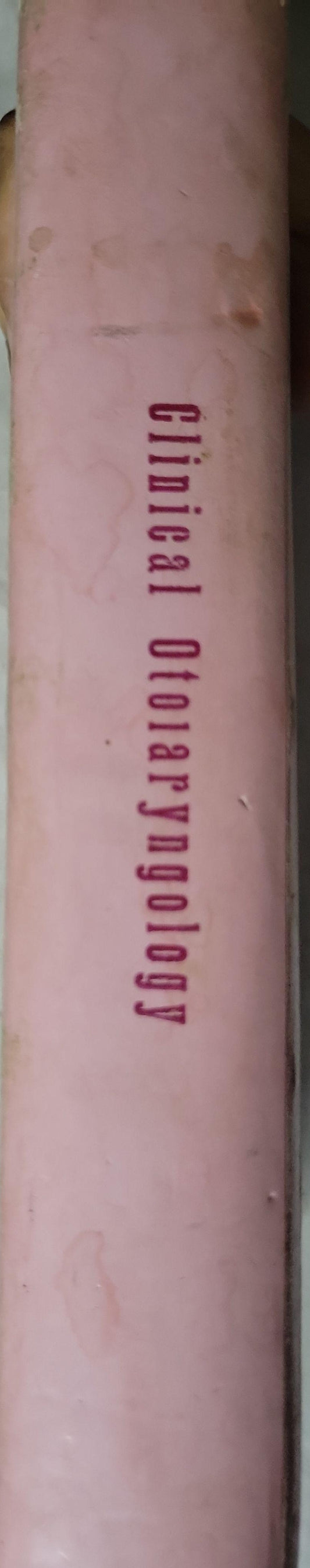 Clinical Otolaryngology By A G D Maran and P M Stell