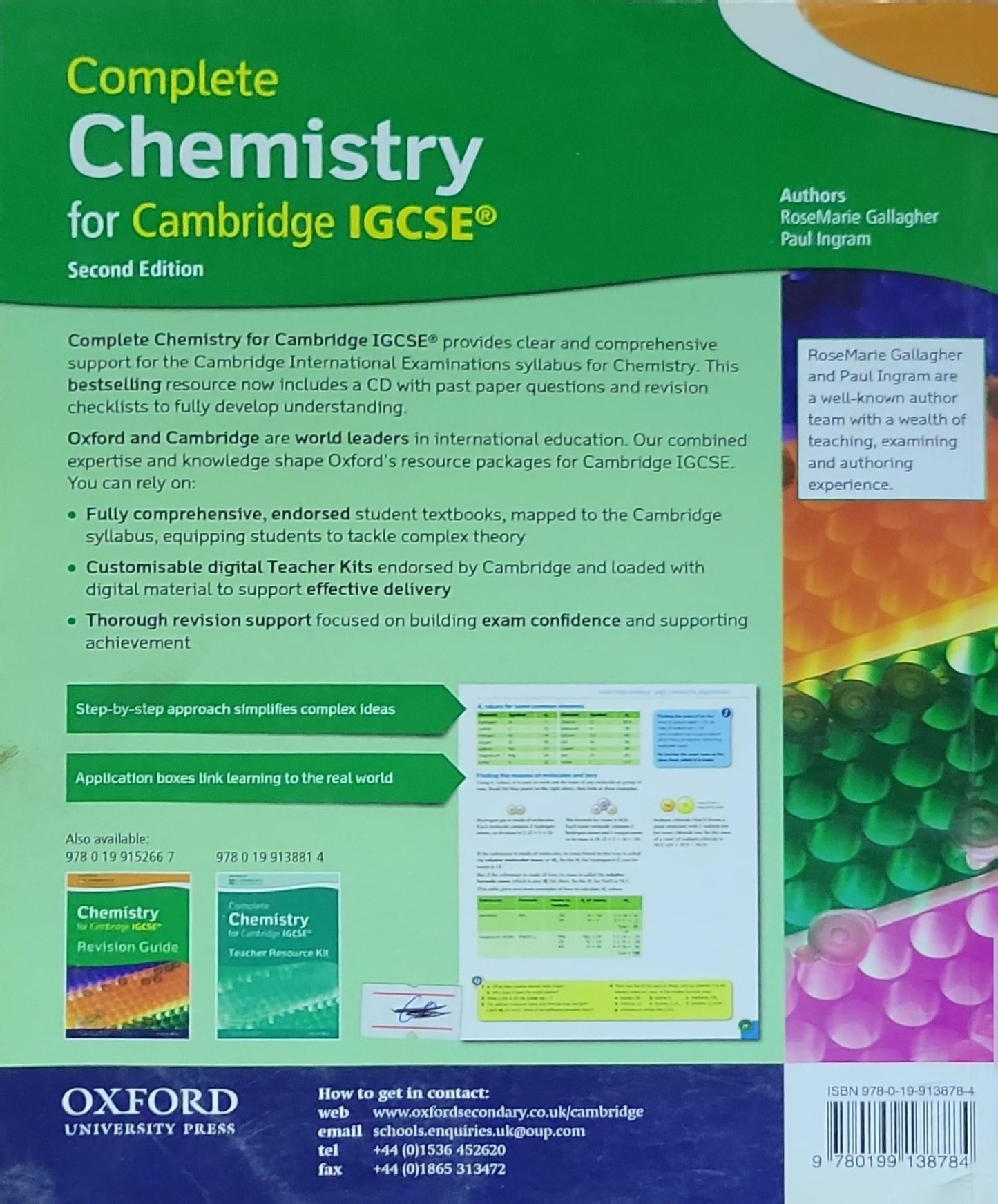 Complete Chemistry for Cambridge IGCSE: Second Edition