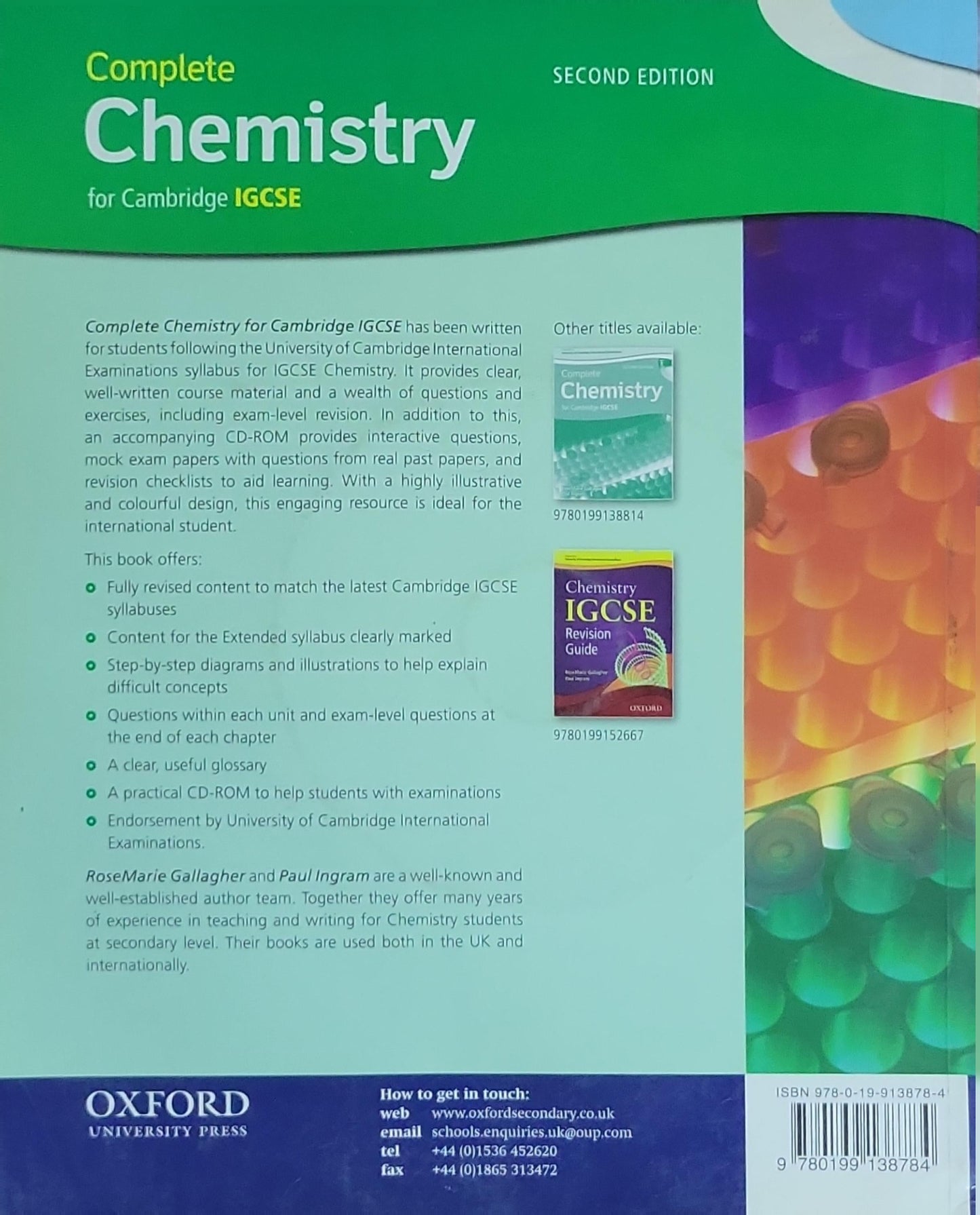 Complete Chemistry for Cambridge IGCSE: Second Edition
