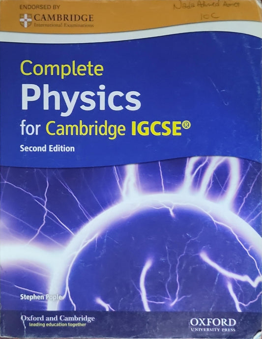 Complete Physics for Cambridge IGCSE: Second Edition