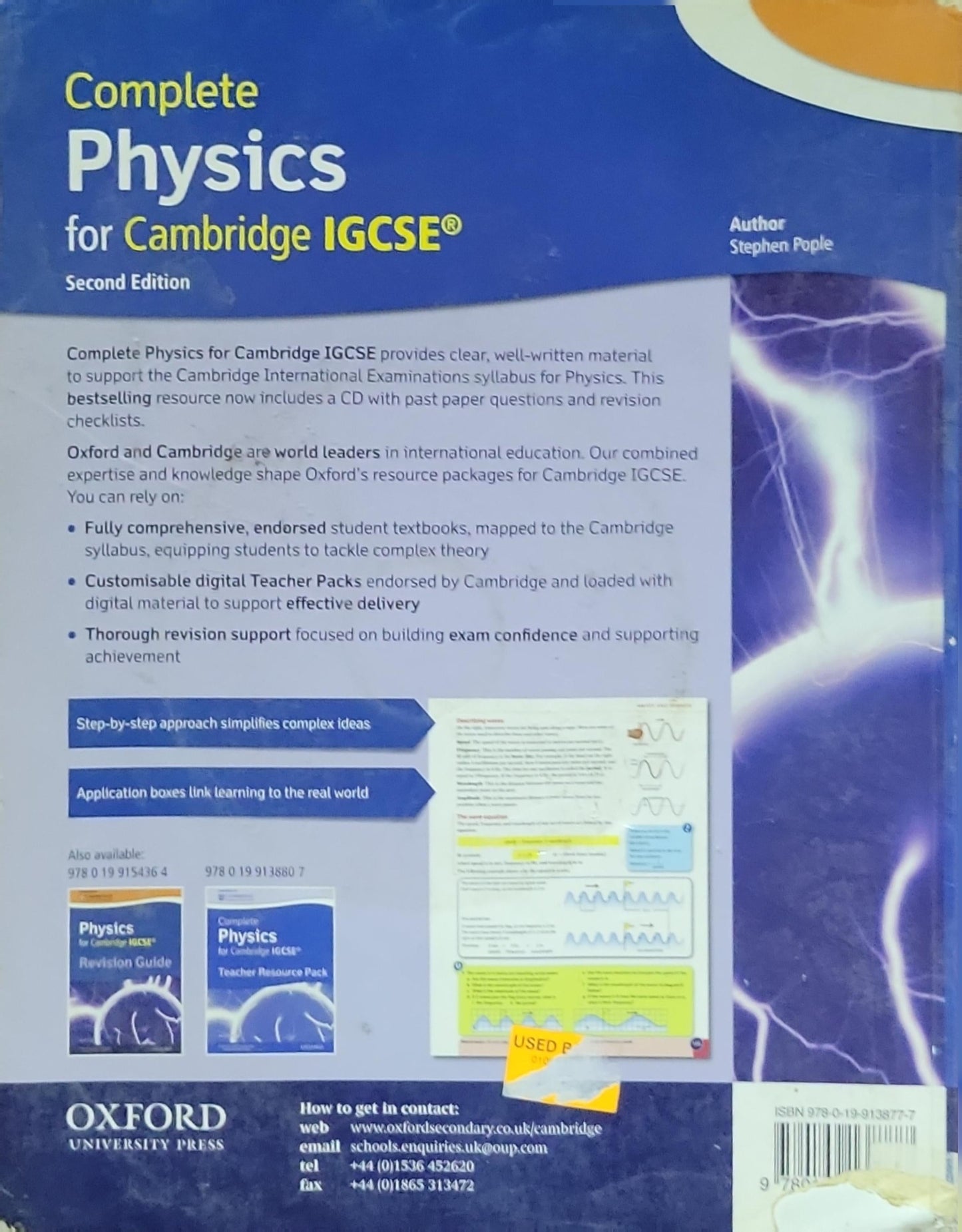 Complete Physics for Cambridge IGCSE: Second Edition