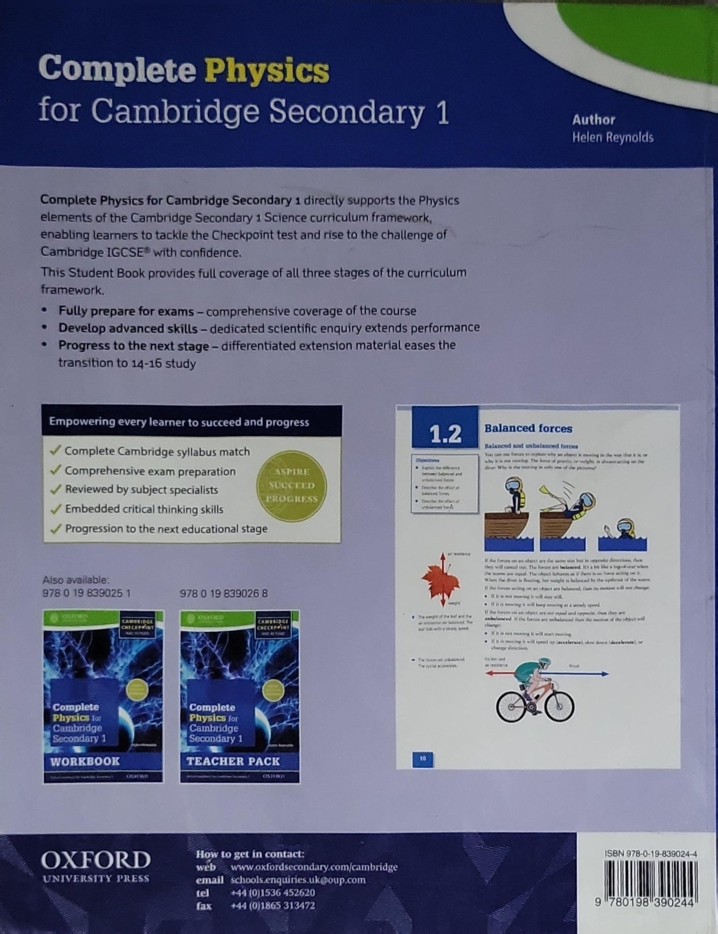 Complete Physics for Cambridge Secondary 1