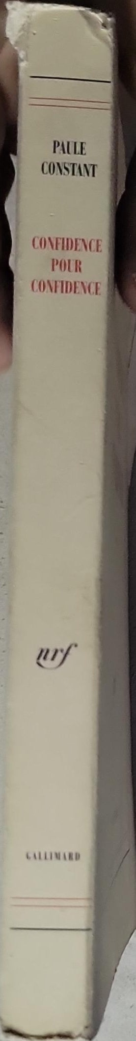 Confidence pour confidence