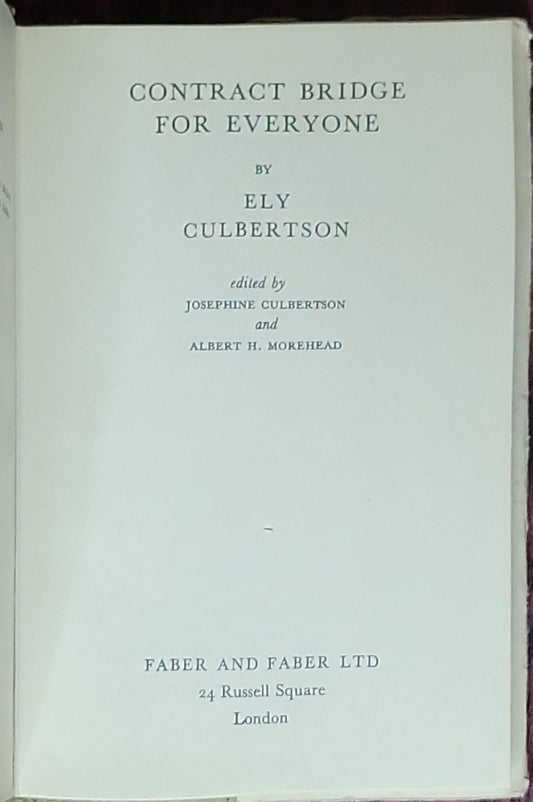 Contract Bridge for Everyone