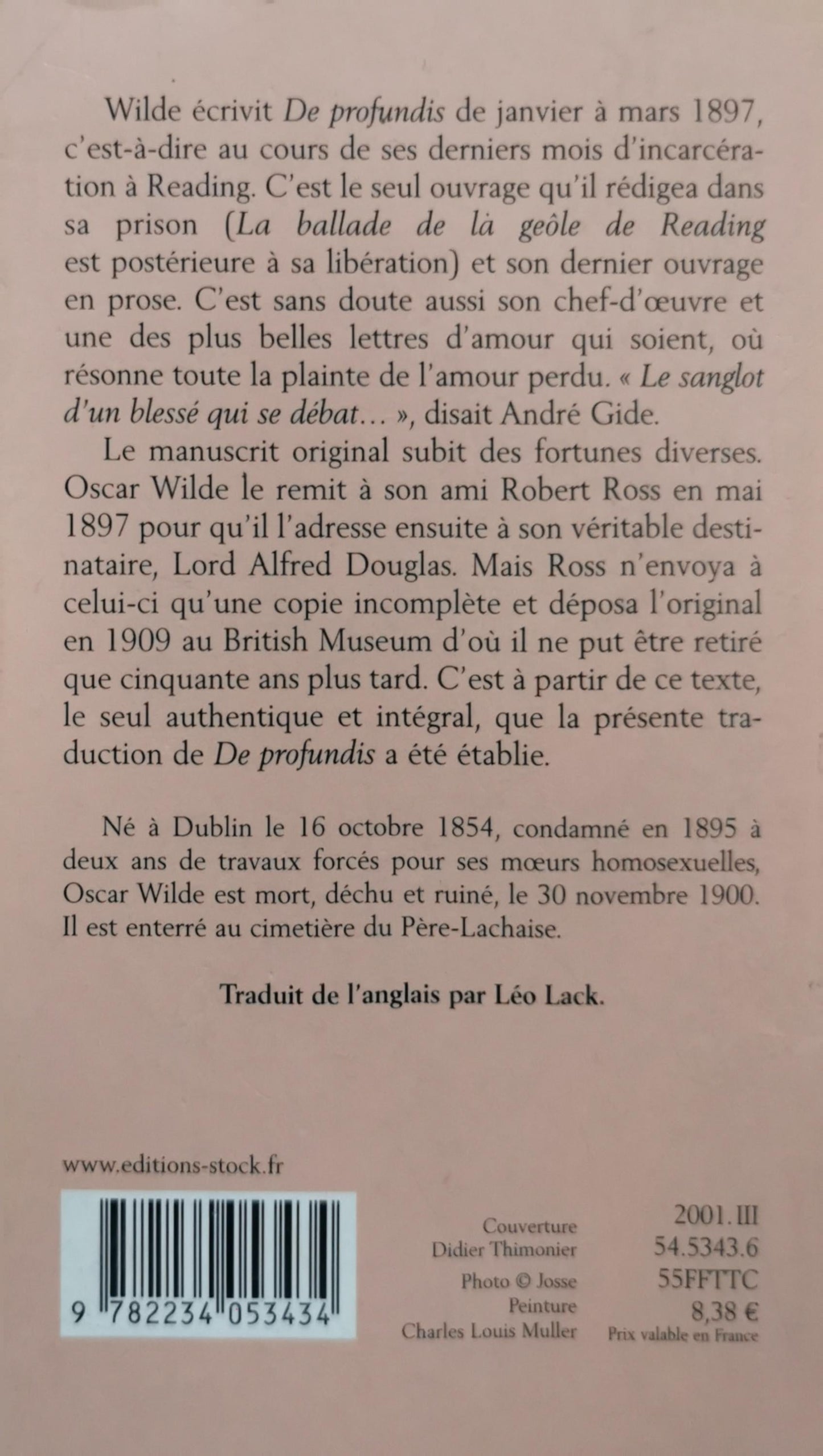 De profundis By Oscar Wilde