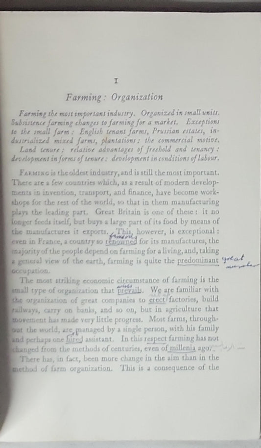 Descriptive Economics