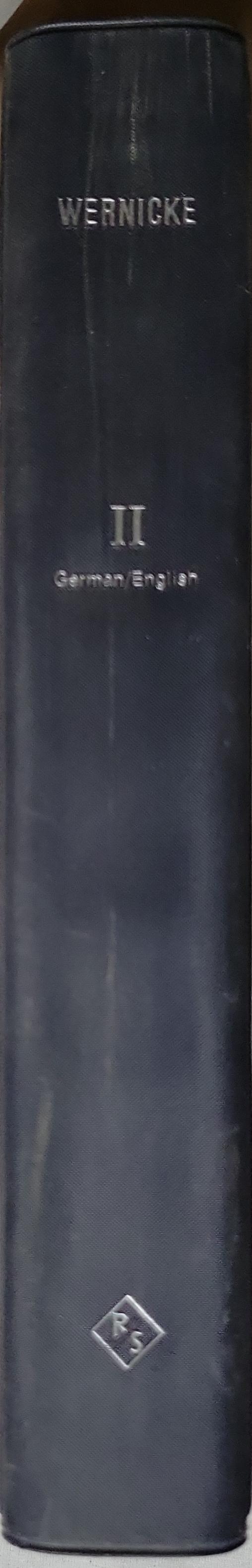 DICTIONARY: of Electronics, Communications and Electrical Engineering By H. Wernicke