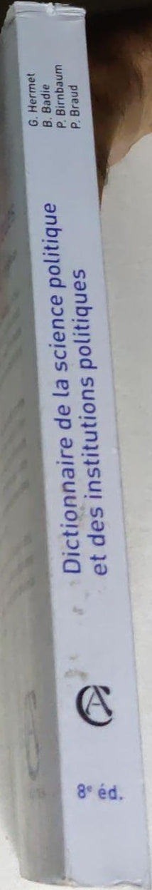 Dictionnaire de la science politique et des institutions politiques