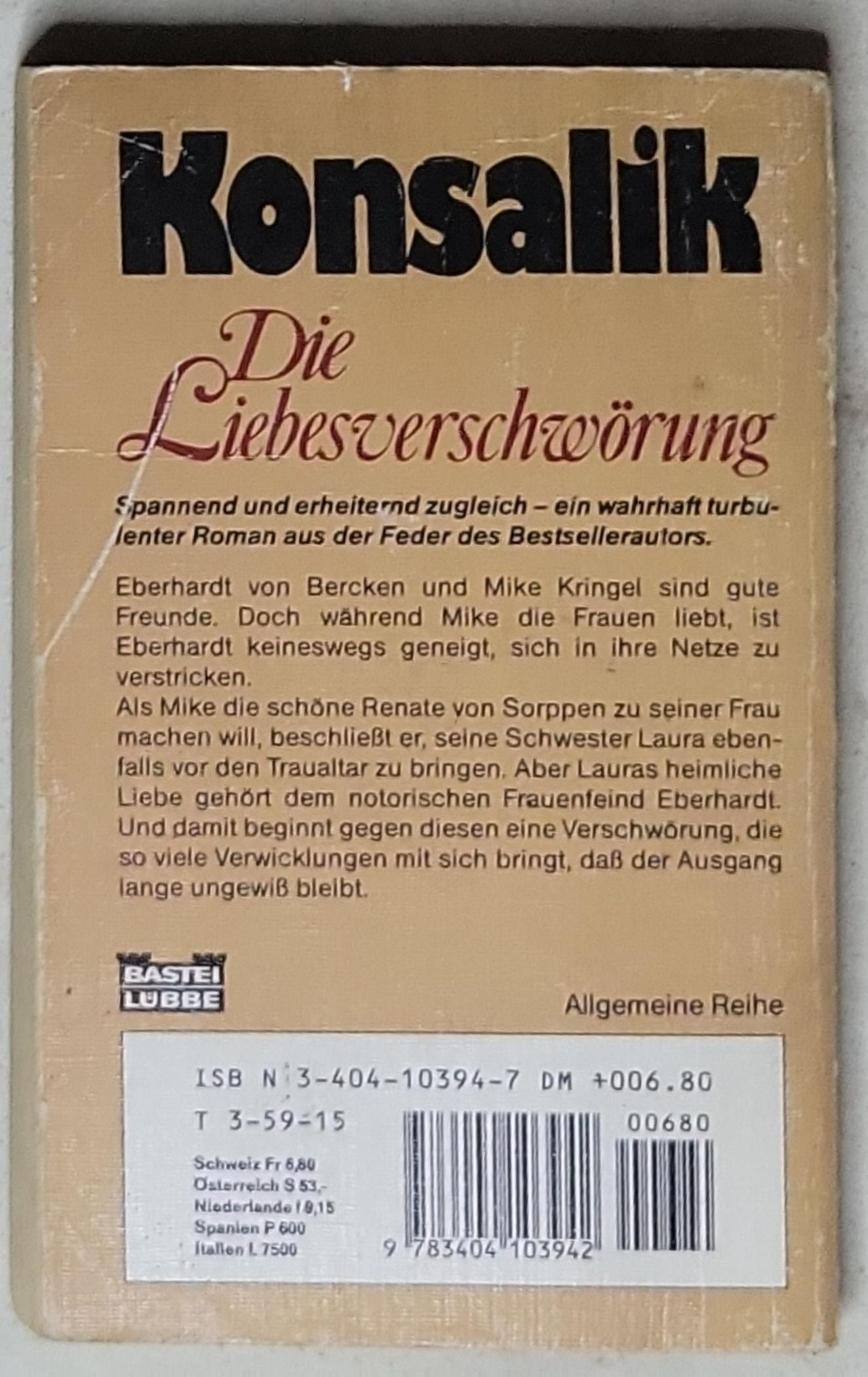 Die Liebesverschwörung: Roman