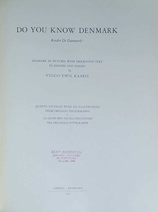 Do You Know Denmark: Kender De Danmark?